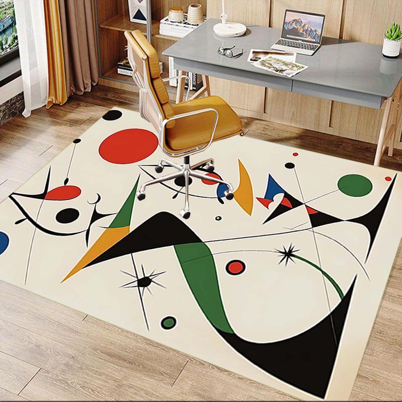 1PC Abstract Art Extra Large Non Slip Floor carpet, Office, family, bedroom, Studio Large Area Rug Indoor Rugs, , Vibrant Colors
