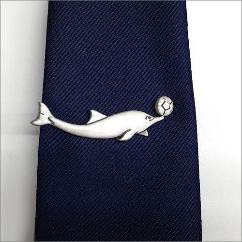 ISHOKUYA (Ishokuya) Sea Series Unique Fish Tie Clip, Tie Clip, Tie Bar, Dolphin
