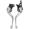 Universal Fit for Motorbike Modification 1 Pair Alloy Motorcycle Brake Handle CNC Motorcycle Clutch Drum Brake Lever Handle