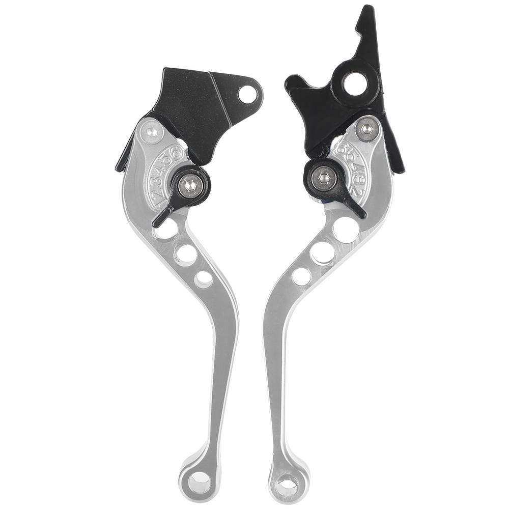 Ajuste Universal para Modificación de Motocicleta 1 Par Aleación Manija de Freno de Motocicleta CNC Tambor de Embrague de Motocicleta Manija de Palanca de Freno