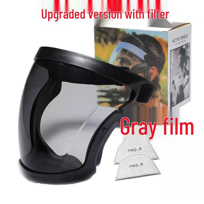 Ультрапрозрачная защитная маска: Пылезащитный, Маслостойкий, Ветрозащитный, Ударопрочный, Защита от запотевания, для сварки и шлифовки