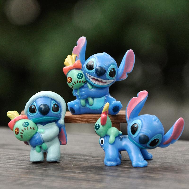 Anime Peripherals New Mini Hug Ajin Stitch Doll Star Baby Stitch Baby Trendy Toy Ornaments Car Decoration