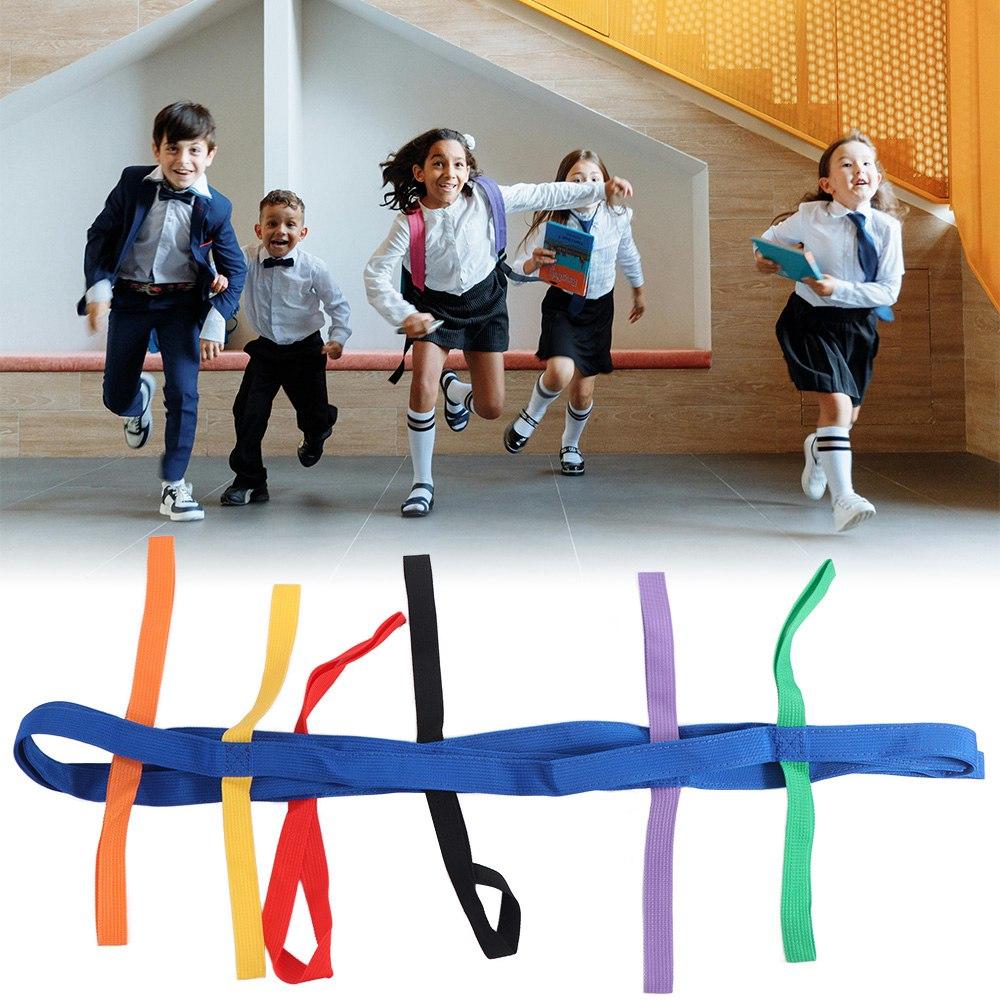 Multi-color Toddler Walking Rope Colorful Handles Children Safety Line Rope  Up To 12 Children