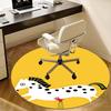Creative Horse Design Chair Mat   Round Carpet for Home Decor, Office Use, Living Room, Bedroom, Gift Idea0275b