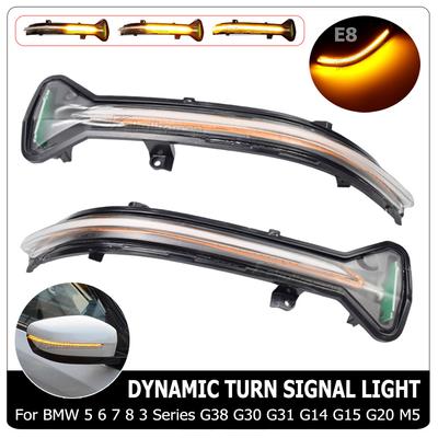 Voor BMW 3 5 6 7 8 Serie G20 G30 G31 G32 G11 G12 G14 G15 M5 F90 Zijspiegel Indicator Auto LED Dynamisch Richtingaanwijzer Licht Blinker