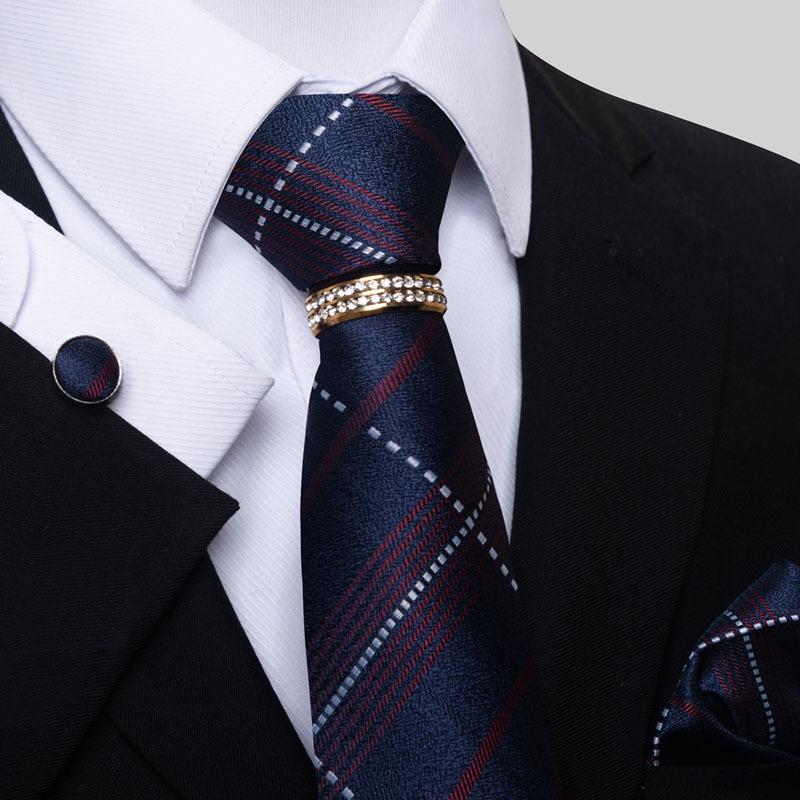 Direct Supply New Plaid Striped Flower Multicolor Men'S Tie Set