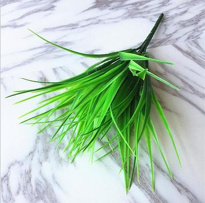 New Artificial Flower Arragnge Grass Green Plant Wall Background Material Clover Decoration