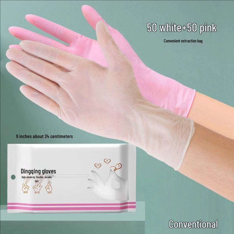 Disposable Extended Nitrile Gloves for Durable Oil-Proof Dishwashing, Cleaning, and Housework.