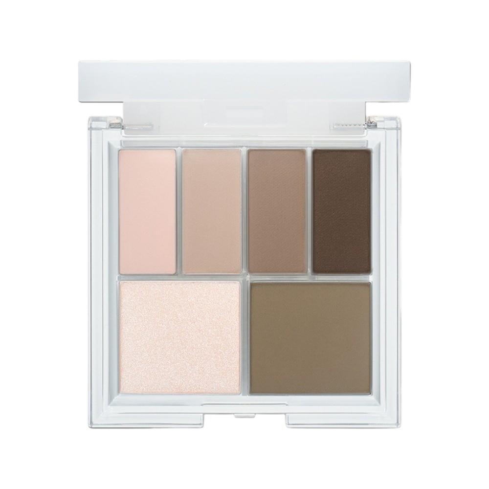 16Brand My Magazine Eye Shadow Multi-Palette, 01 Seongsu Chic Look - Versatile Matte & Glitter Eye Makeup, Daily Korean Beauty Eyeshadow, 1ea