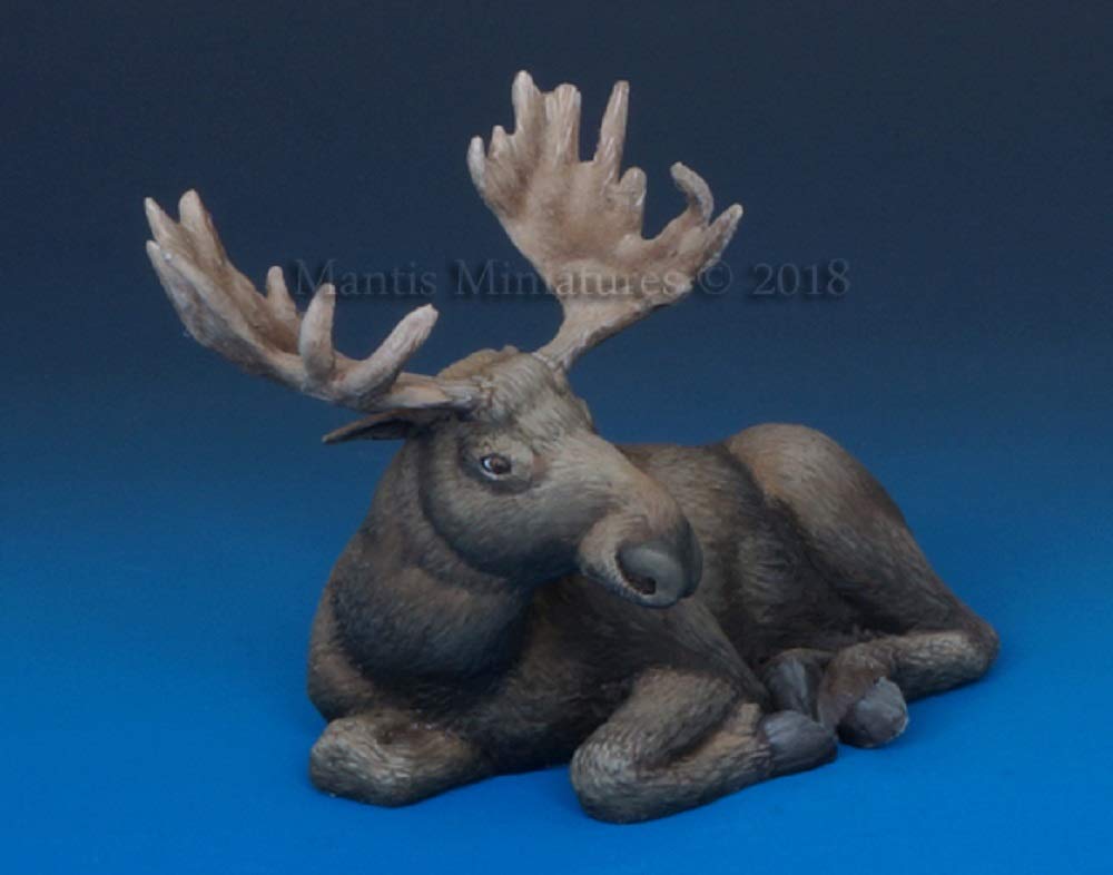 Mantis Miniatures 1/35 Scale Animal Series Animal Set 31 Moose Resin Kit Man35111