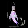 Halloween Decoration Scary Ghost Windsock Glow In The Darks Party Gifts Party Hanging Flags Day of The Dead Dia De Muertos