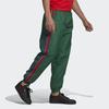 Adidas Originals Trefoil Logo Joggers With Cuffs Men Bottoms Green GE0843