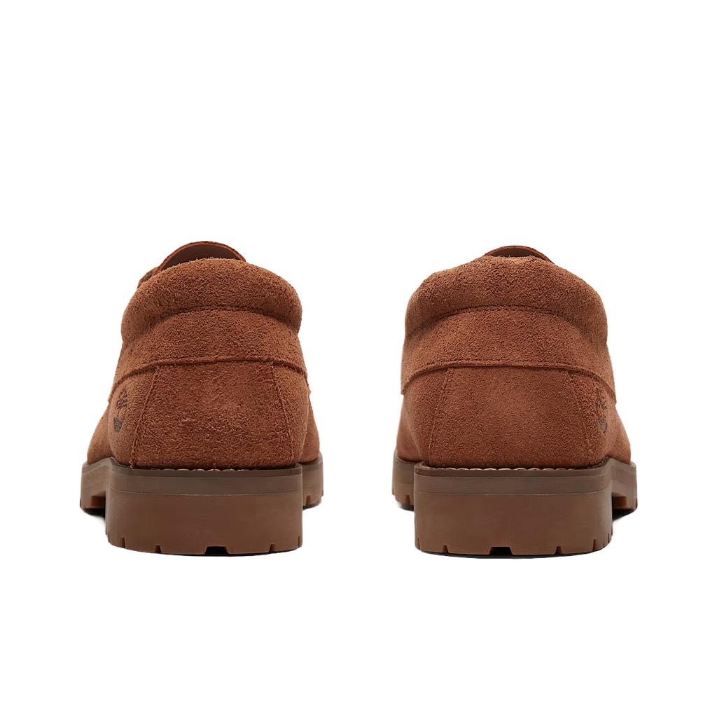 Timberland Britton Leather Square Lace-Up Classic Trendy Comfortable Versatile Casual Shoes Men sneaker Brown TB0A6CBJEIZ