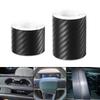 3D Carbon Fiber Car Sticker, Black Door Guard Edge Scratch Anti-collision Strip, Waterproof Protective Film Tape