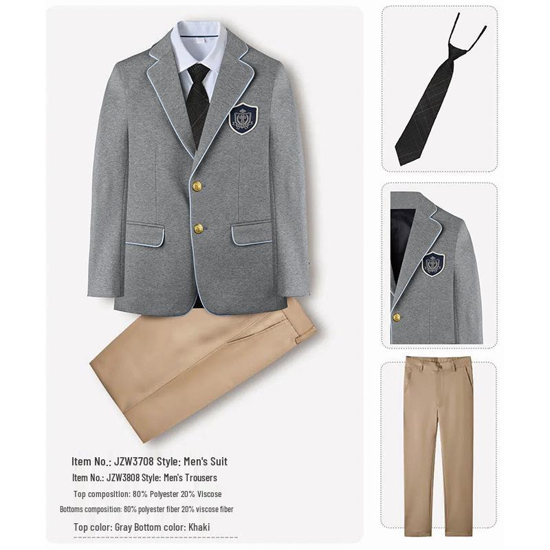 Grey School Uniform Suit: Junior &