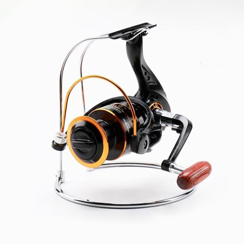 Fishing Reel Display Holder Stainless Steel Spinning Reel Stand Rack Support Storage Durable Accessories