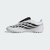 adidas PREDATOR CLUB Fold-Over Tongue Turf Football Boots IH2113 Unisex Performance Sports Shoes Cloud White / Solar Turbo / Core Black