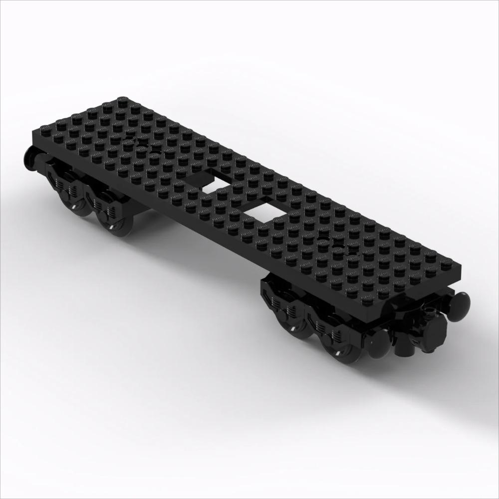 Městský vlak Technické stavebnice 6x24 Základna Osobní nákladní vlak Magnetické spojovací kolo Vagon Kreativní hračky pro děti
