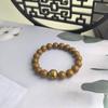 Mixed Incense Beads Bracelet with Lacquer Beads - Unisex Chinese National Style, Collectible Buddhist Beads, Hand-Playing Bracelet