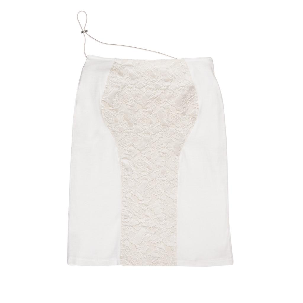 Lulu Jacquard String Skirt [Ivory]