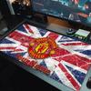 Manchester United F Custom Name Large Size Mouse Pad Large Gaming Table Cushion Non-slip Laptop Tablet Big Mousepad XXL Mat Mini PC Playmat With Lock 