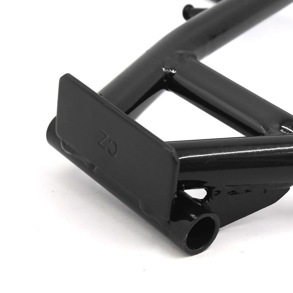 uxcell Motorcycle Center Kickstand, Metal Black, Stand Support, Foot Kickstand, 1pc