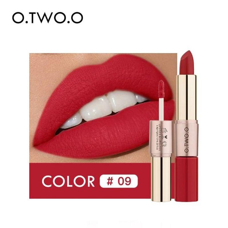 O.TWO.O - 2 in 1 Matte Liquid Lipstick - 4 Colours