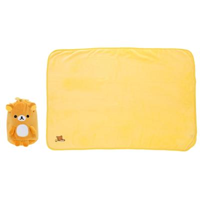 Marushin Maskot Bağcıklı Battaniye Rilakkuma Rilakkuma Poz Yaklaşık Y70 x G100cm Battaniye Sevimli Tüylü Şık Soğuk Hava Ürünleri 6485003700