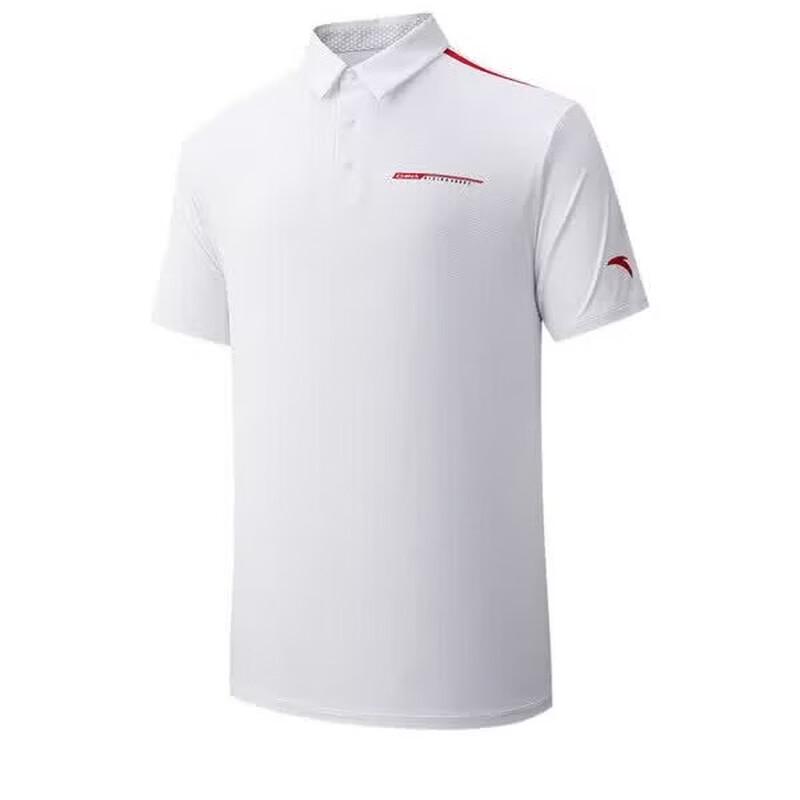 ANTA Men s CHN Series Ice Silk Short Sleeve Polo Shirt 3XL
