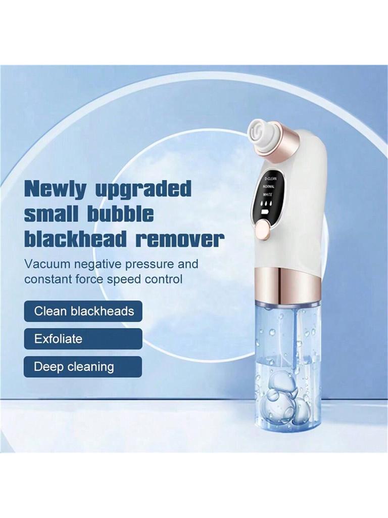 Newest Water Circulation Pore Vacuum Cleaner Pimple Extractor Tools with 6 Suction Heads,3 Gears Adjustable Beauty Device