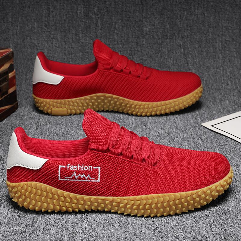 

Мужские белые спортивные кроссовки Женские повседневные красные кроссовки для бега Студенческие черные кроссовки для бега для пары Большой размер EU: 37 красный