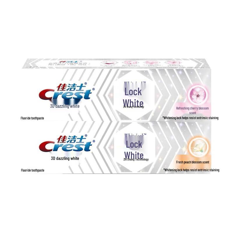 

Crest Whitening Toothpaste 2-Pack (Cherry Blossom & Peach Blossom)