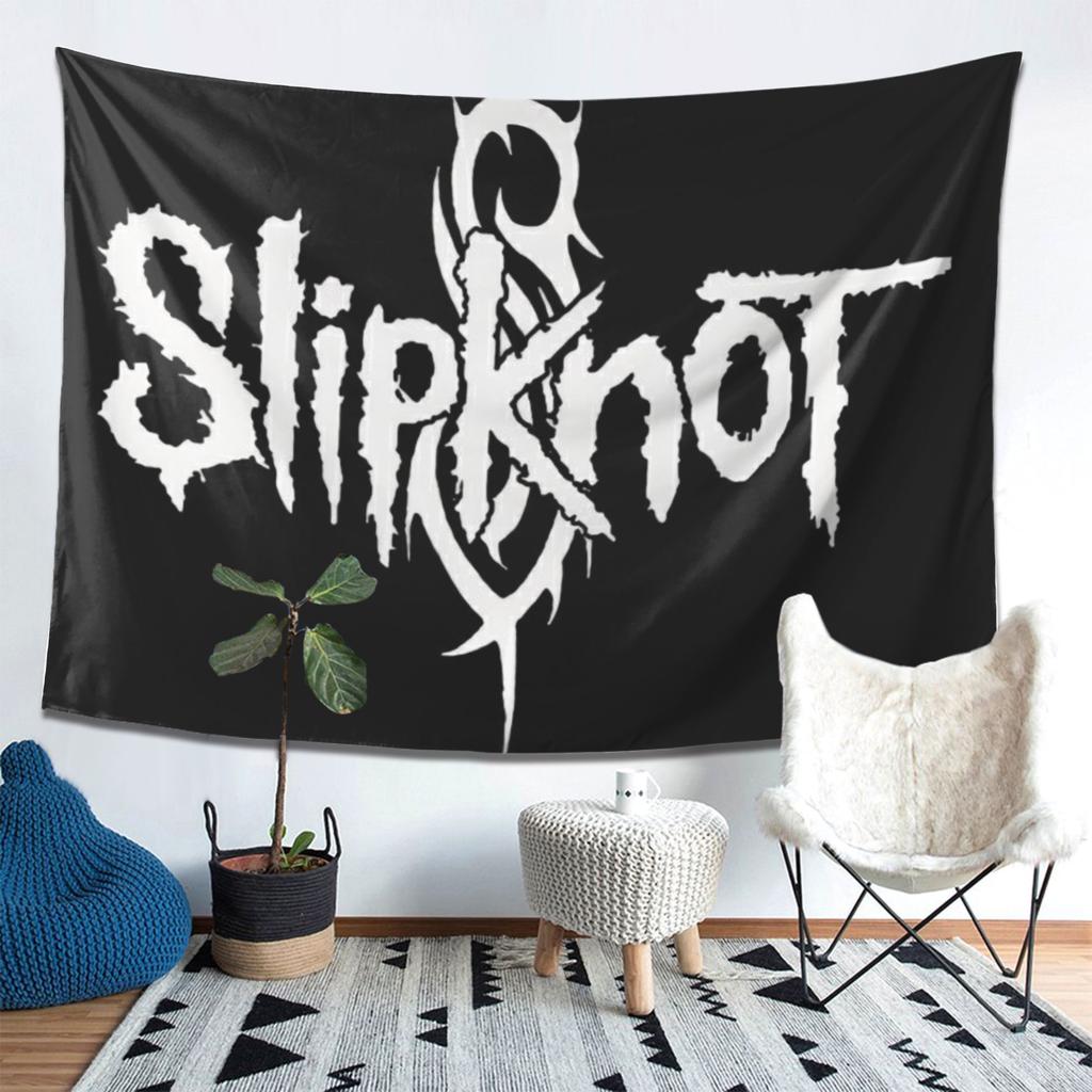 Slipknot Logo Tapestry - Modern Wall Art for Home Styling, Perfect for Living Rooms and Bedrooms, Unique Design