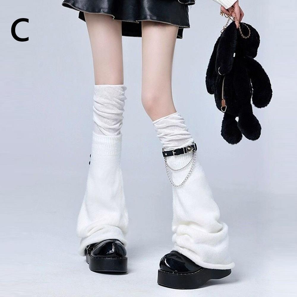 Flare Design Lace Leg Warmer Lace Trim Thigh High Socks New Y2k Socks  Japanese Style