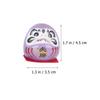 FRCOLOR Daruma Doll Miniature Daruma Traditional Ceramic Good Luck Zen Prosperous Colorful Car Auspicious Interior Souvenir for New Set Figurines,