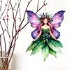 2025 Acrylic Flat Green Elf Pendant Pink Butterfly Fairy Car Decoration Ladies Bag Pendant Spring Home Decoration Gift
