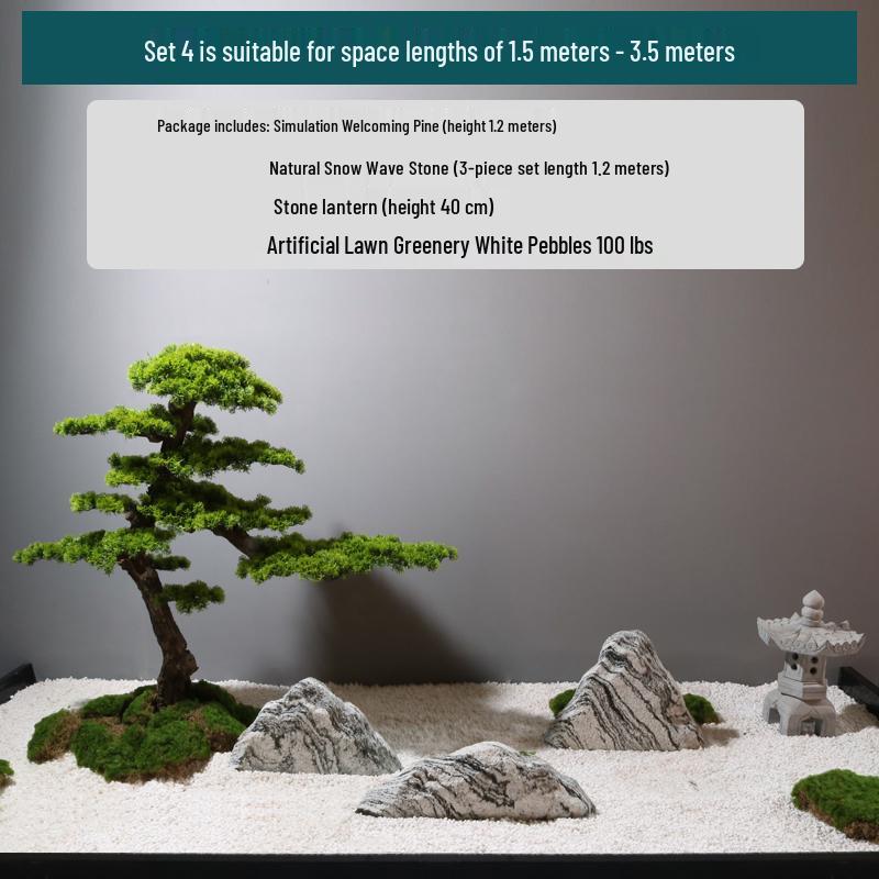 Snow Wave Stone Slices for Indoor and Outdoor Karesansui Landscaping and Rockery Decoration.