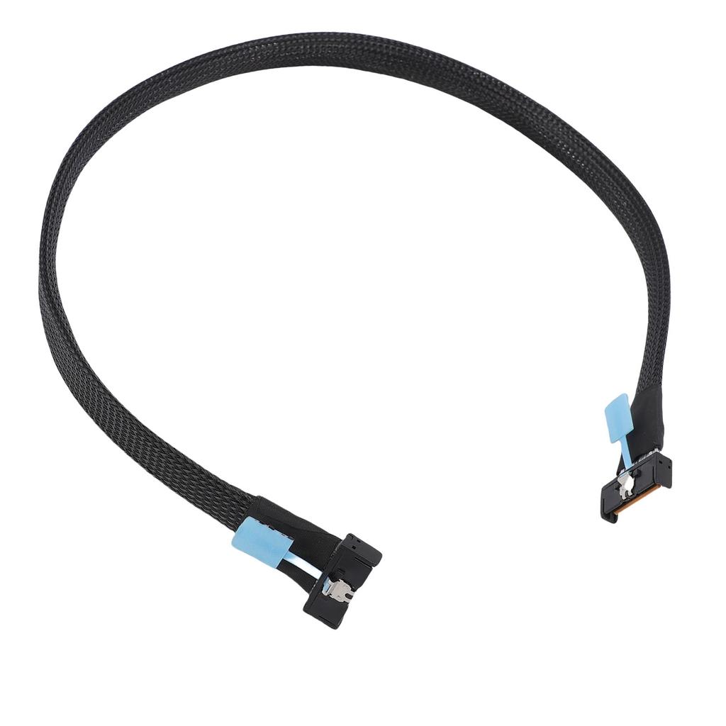 MCIO to MCIO 8X Cable 74 Pins 2.1ft Straight to Straight 32 Gbps High Speed Data Transfer Cable for Server Data Center