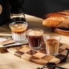 Bomber Dirty Coffee Cup Ins Wind Coffee Glass Australian White Cup Household Anti-scalding Transparent Breakfast Latte Cup
