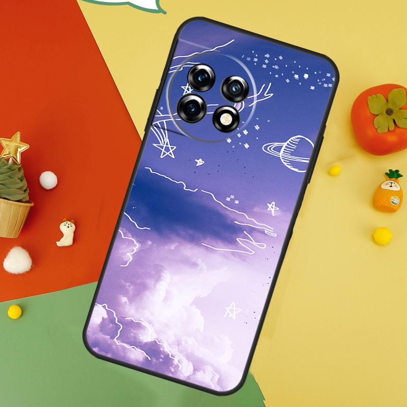 Étui esthétique violet pour OnePlus Nord 5 CE 2 3 4 Lite N20 N30 OnePlus 15 13 12 11 10 10T 12R 13T 13R Coque