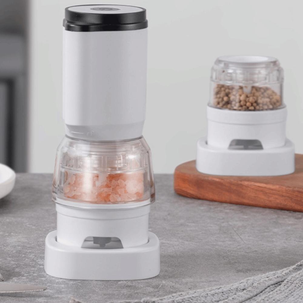 Ceramic Grinding Core Electric Pepper Grinder Set Automatic Spice Mill  Kitchen Gadget
