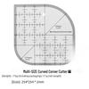 Multifunctional Non-Slip Acrylic Quilting Ruler with Rounded Edge for DIY Sewing and Patchwork