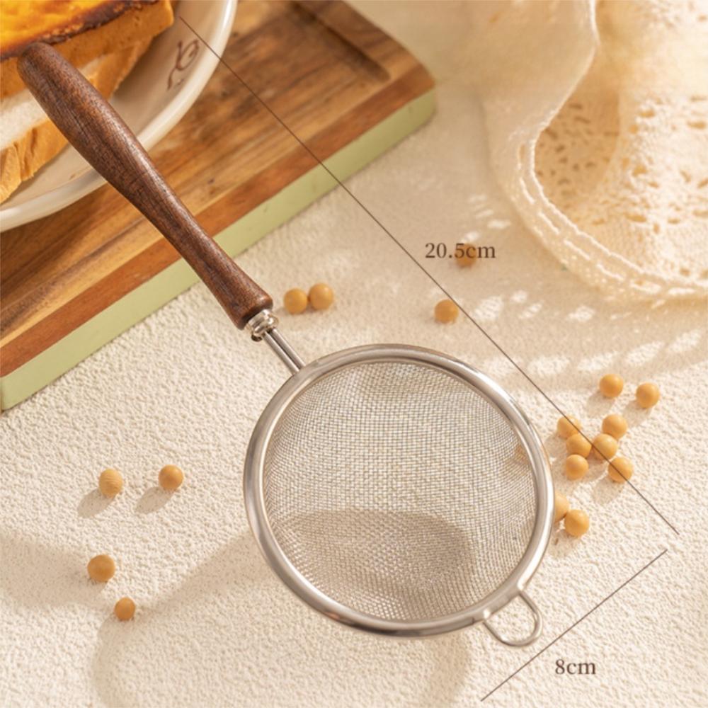 

Portable Stainless Steel Matcha Sifter Easy to Clean Very Fine Mesh Fine Mesh Strainer Rust-Proof Small Food Sifters for Kitchen