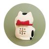 Decor Corporation's Beckoning Cat New Rice Festival Series [ZCB-35810] Miniature Decorative Ornament for Collection