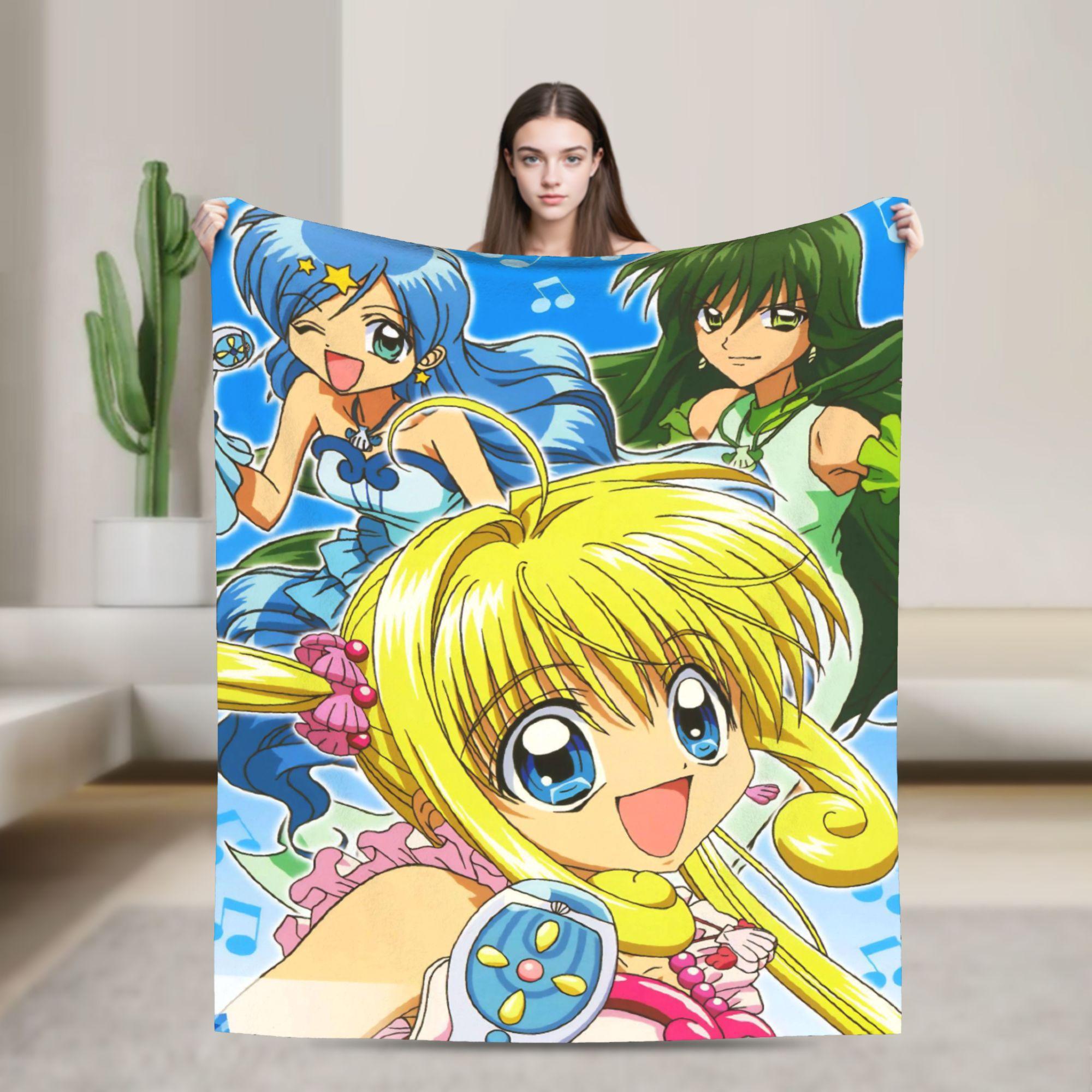 

Mermaid Melody Pichi Pichi Pitch Flannel Blanket Winter Soft Durable Bedding Throws Street Trend Bedspread Sofa Bed Cover 75cmx90cm