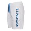 Sportshorts i bomull med stor logotyp Herr US POLO
