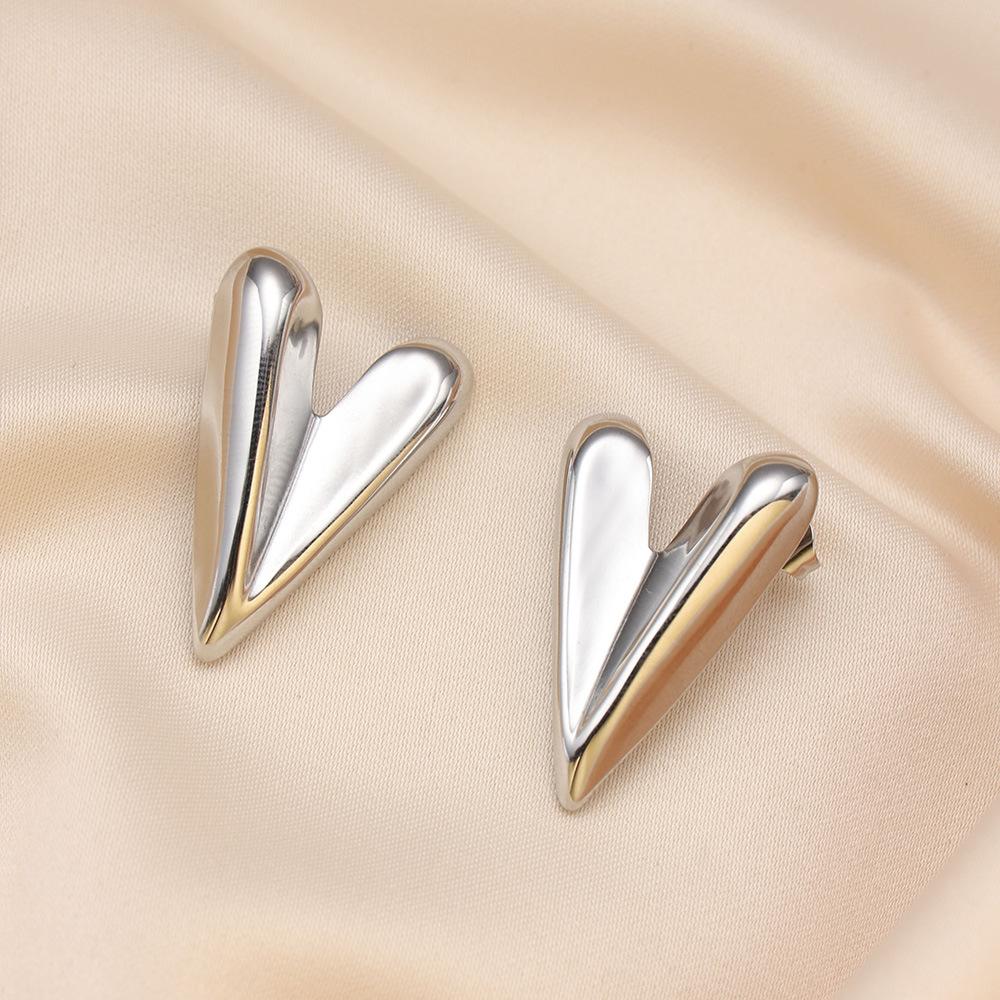 

Ювелирные изделия из нержавеющей стали Серьги из титановой стали Серьги из нержавеющей стали для пожилых людей Чувство легкости Роскошь не теряет цвет Стиль Ins Лето Женский