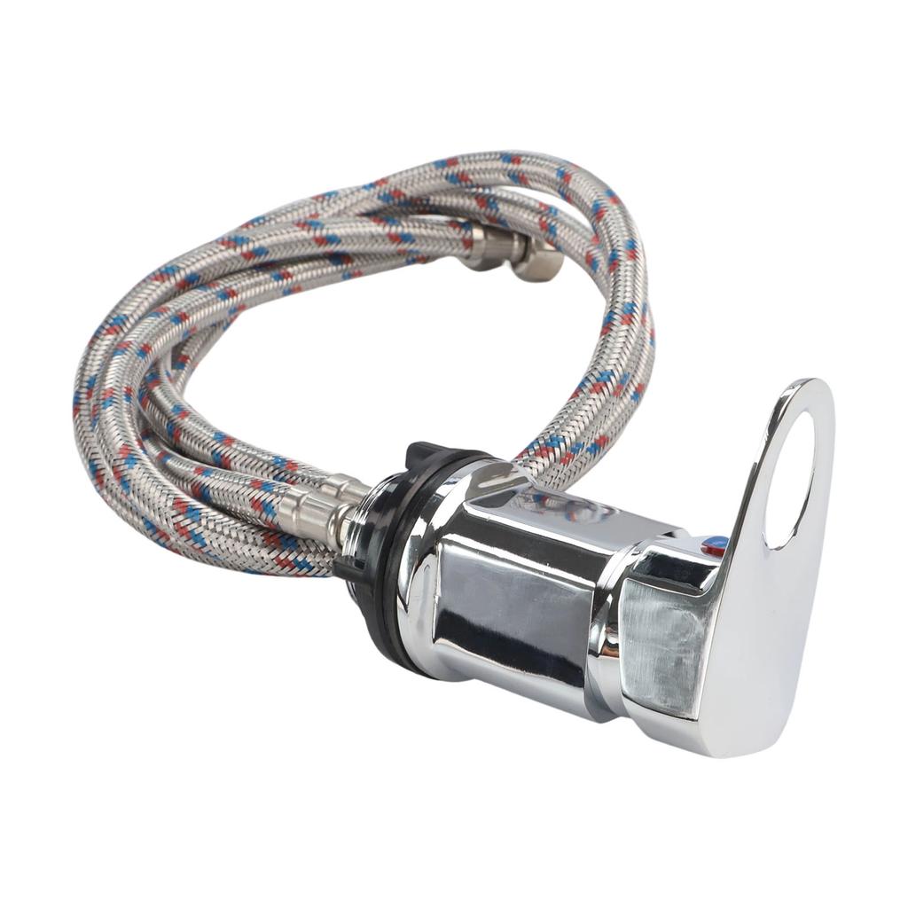 Válvula de Controle de Água para Trailer Acessórios para Trailer Válvula Misturadora Controle de Temperatura Fluxo de Água Consistente Instalação Fácil