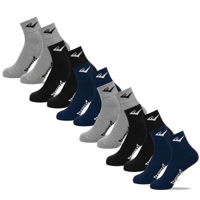 Men's Ankle Socks Cotton Mix Navy 6 Pairs