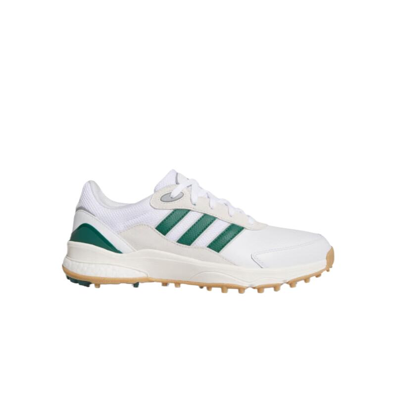 Adidas SW5540 Abrasion Resistant Low Top Golf Shoes Men's White Green Sneakers JH8748